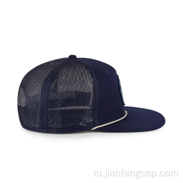 Летняя мужская сетчатая шляпа Snapback с логотипом